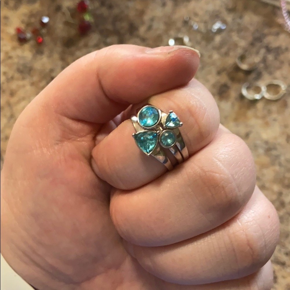 Stacking ring set